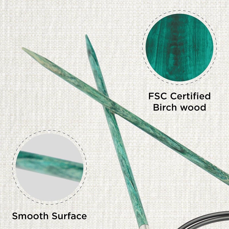 Knit Pro Dreamz Fixed Circular Needles 24" (60cm) | US Size 4 (3.5mm) - Image 2